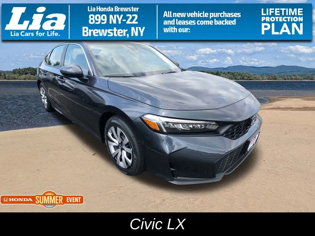 Gray 2026 Honda Civic LX for sale in Brewster, NY