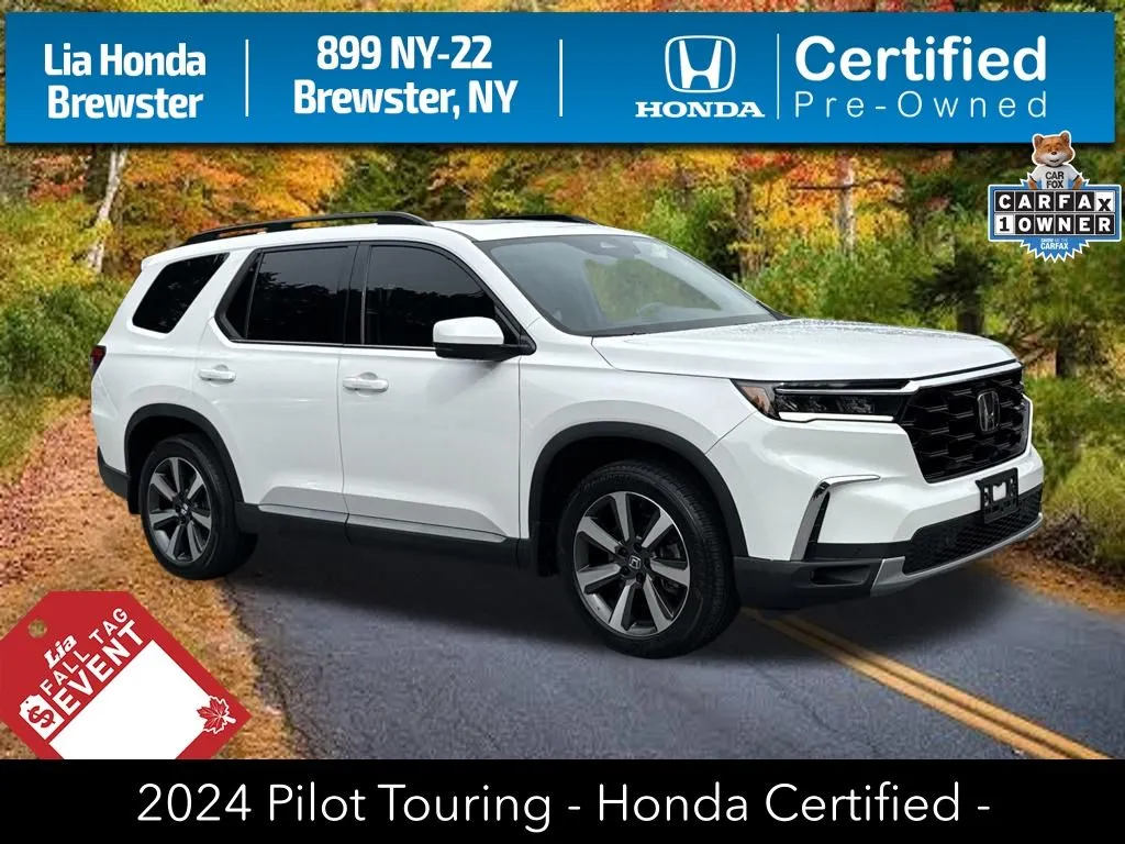 White 2024 Honda Pilot Touring for sale in Brewster, NY