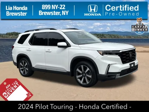 White 2024 Honda Pilot Touring for sale in Brewster, NY