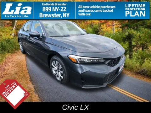 Gray 2026 Honda Civic LX for sale in Brewster, NY