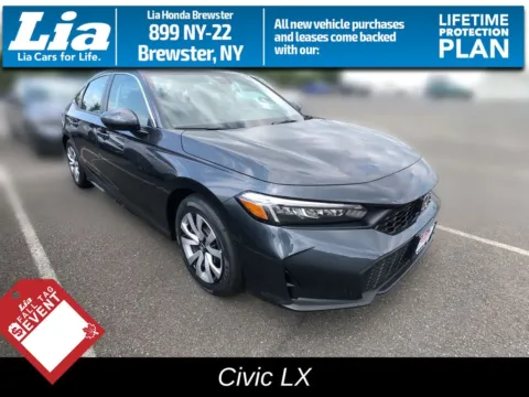 Gray 2026 Honda Civic LX for sale in Brewster, NY