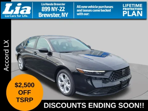 Black 2026 Honda Accord LX for sale in Brewster, NY
