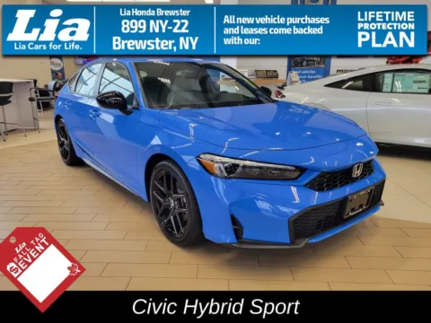 Blue 2026 Honda Civic Hybrid Sport for sale in Brewster, NY