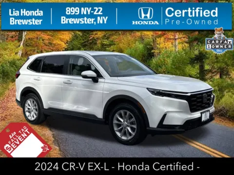 White 2024 Honda CR-V EX-L for sale in Brewster, NY