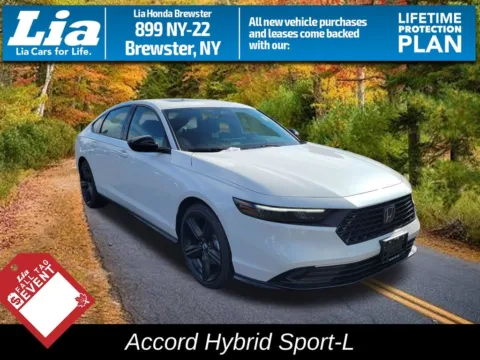 White 2026 Honda Accord Hybrid Sport-L for sale in Brewster, NY