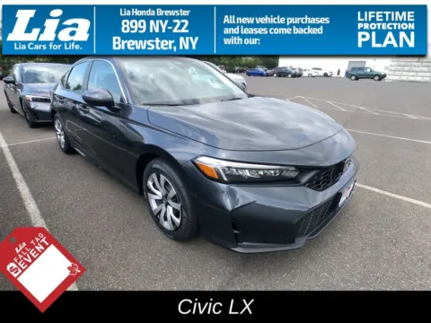 Gray 2026 Honda Civic LX for sale in Brewster, NY
