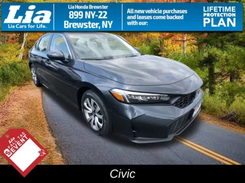 Gray 2026 Honda Civic LX for sale in Brewster, NY