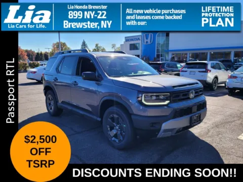 Gray 2026 Honda Passport RTL for sale in Brewster, NY