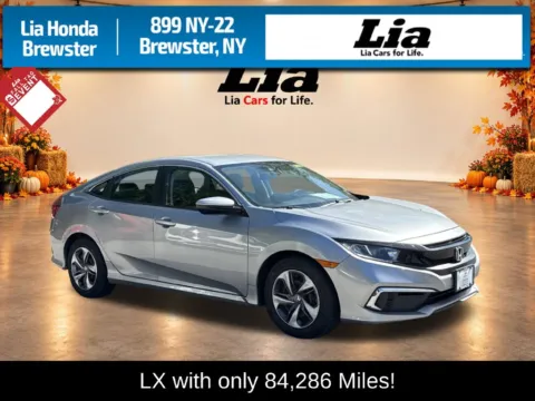 Gray 2020 Honda Civic LX for sale in Brewster, NY