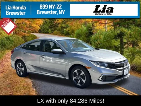 Gray 2020 Honda Civic LX for sale in Brewster, NY