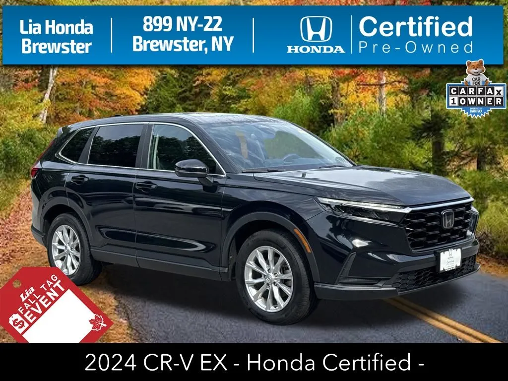 Black 2024 Honda CR-V EX for sale in Brewster, NY