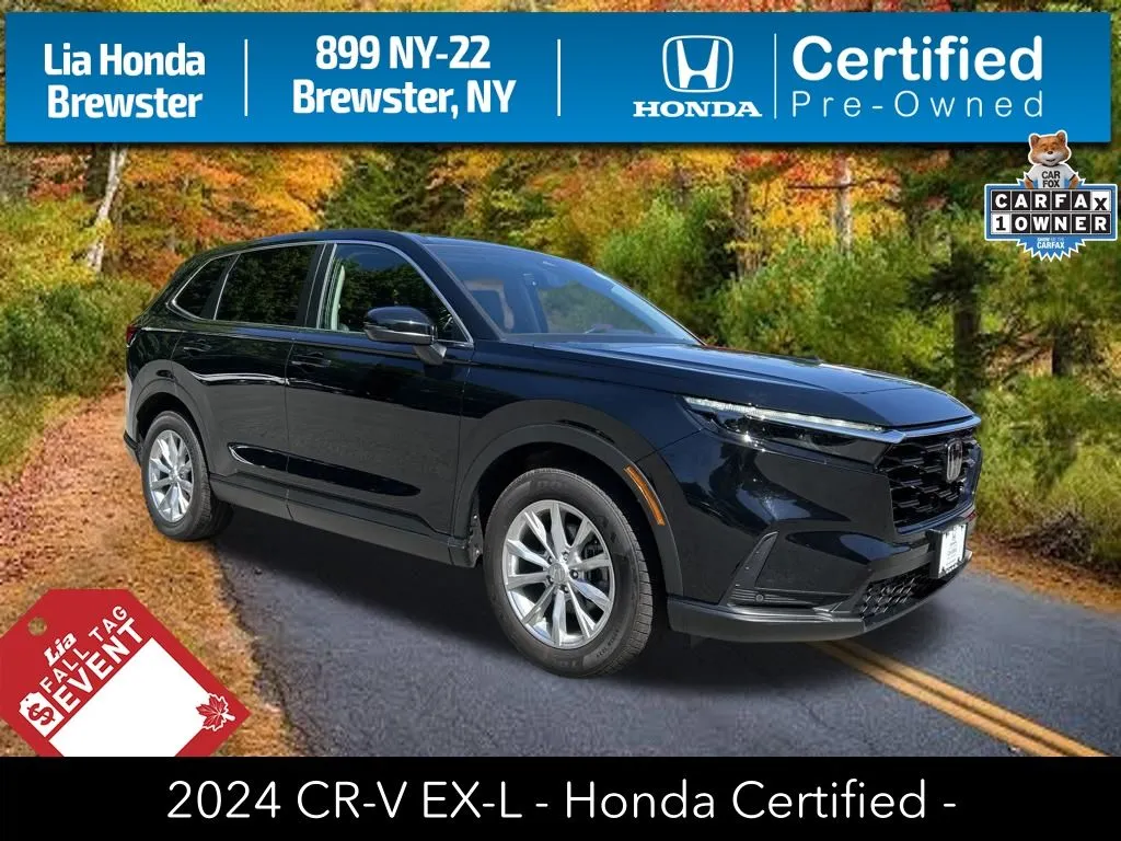 Black 2024 Honda CR-V EX-L for sale in Brewster, NY