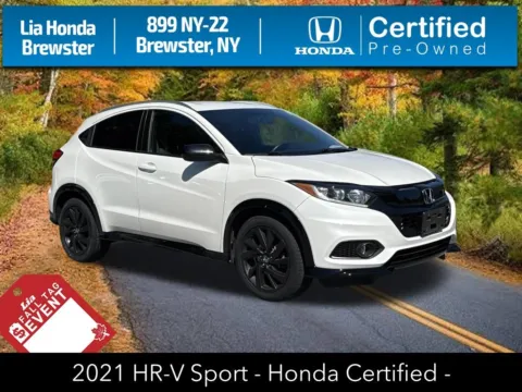 White 2021 Honda HR-V Sport for sale in Brewster, NY