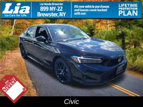 Black 2026 Honda Civic Hybrid Sport for sale in Brewster, NY