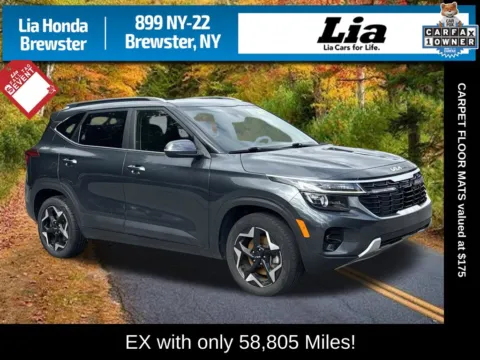 Gray 2024 Kia Seltos EX for sale in Brewster, NY