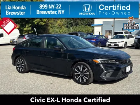 Black 2024 Honda Civic EX-L for sale in Brewster, NY