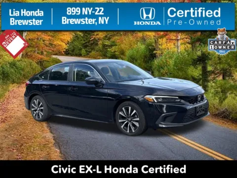 Black 2024 Honda Civic EX-L for sale in Brewster, NY