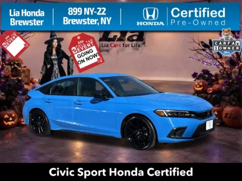 Blue 2024 Honda Civic Sport for sale in Brewster, NY