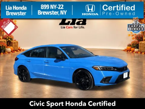 Blue 2024 Honda Civic Sport for sale in Brewster, NY