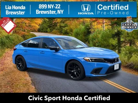 Blue 2024 Honda Civic Sport for sale in Brewster, NY
