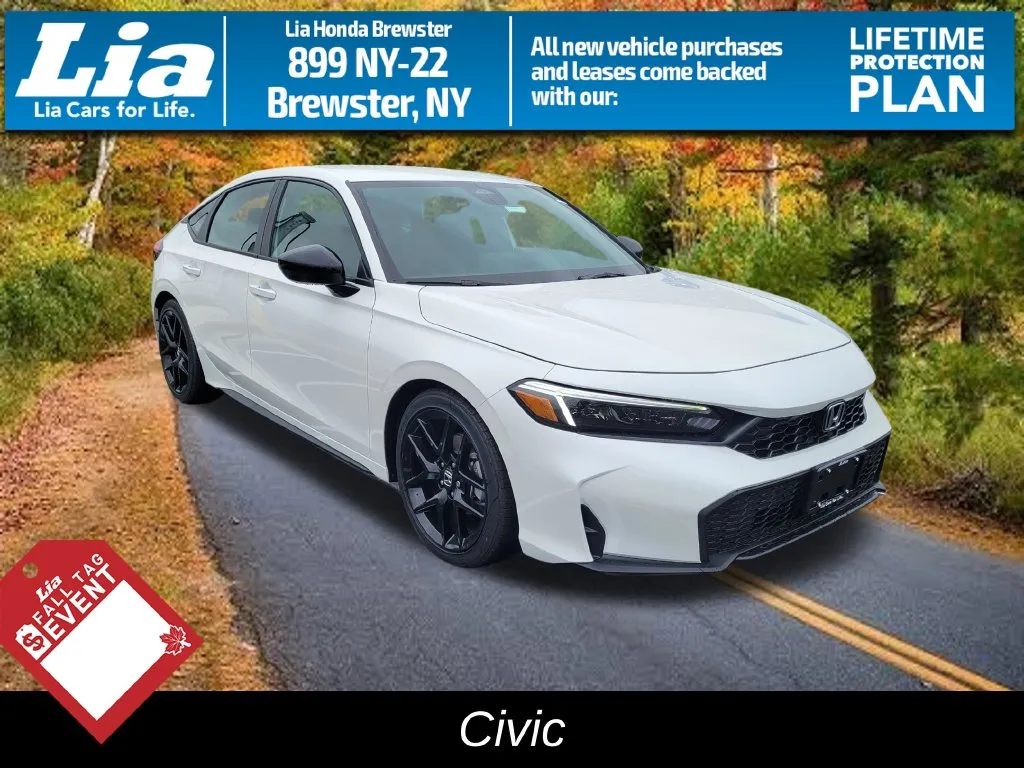 White 2026 Honda Civic Sport for sale in Brewster, NY