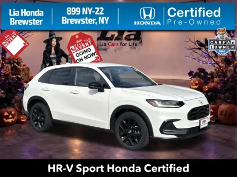 White 2024 Honda HR-V Sport for sale in Brewster, NY