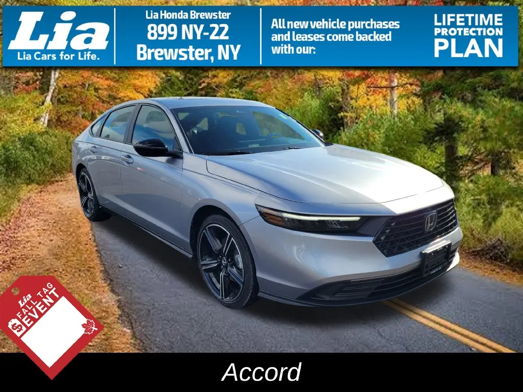Silver 2026 Honda Accord Hybrid Sport for sale in Brewster, NY