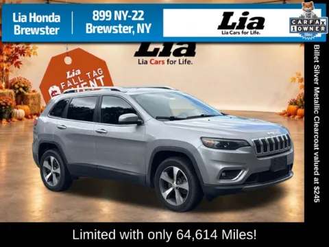 Silver 2020 Jeep Cherokee Limited for sale in Brewster, NY