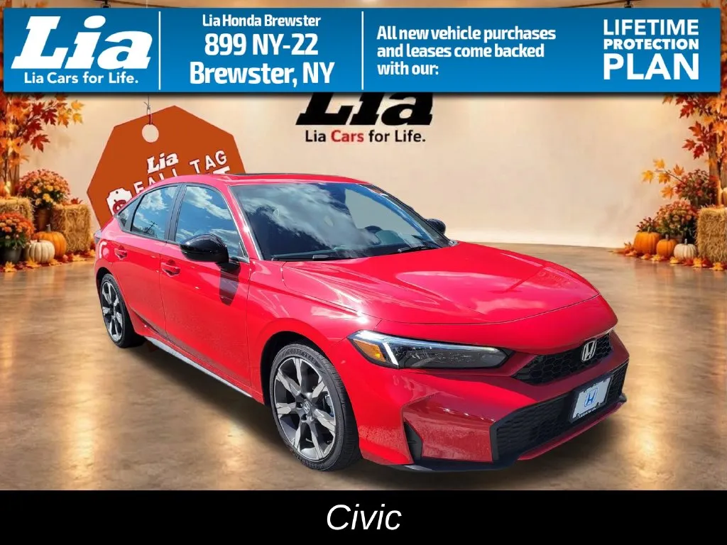 Red 2026 Honda Civic Hybrid Sport Touring for sale in Brewster, NY