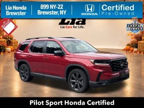 Red 2024 Honda Pilot Sport for sale in Brewster, NY