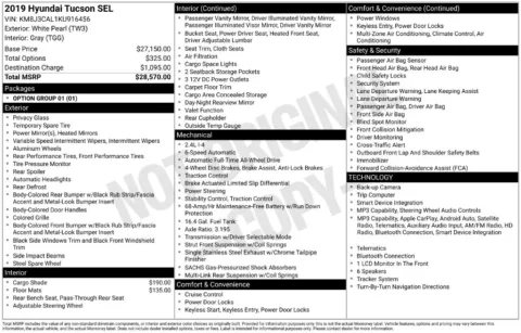 More photos of 2019 Hyundai Tucson SEL at Lia Honda Brewster, NY