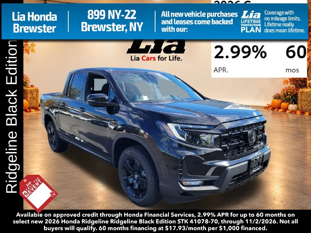 Unknown 2026 Honda Ridgeline Black Edition for sale in Brewster, NY