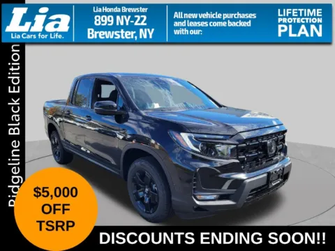 Black 2026 Honda Ridgeline Black Edition for sale in Brewster, NY