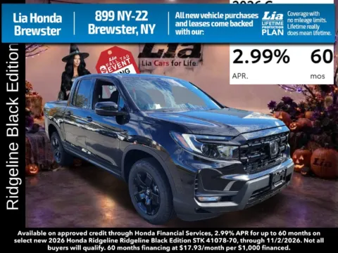 Unknown 2026 Honda Ridgeline Black Edition for sale in Brewster, NY