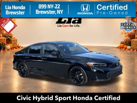 Black 2026 Honda Civic Hybrid Sport for sale in Brewster, NY