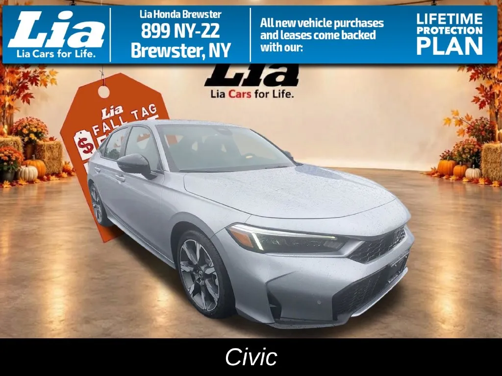 Silver 2026 Honda Civic Hybrid Sport Touring for sale in Brewster, NY