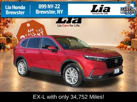 Red 2024 Honda CR-V EX-L for sale in Brewster, NY