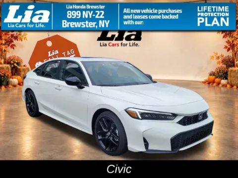 White 2026 Honda Civic Hybrid Sport for sale in Brewster, NY