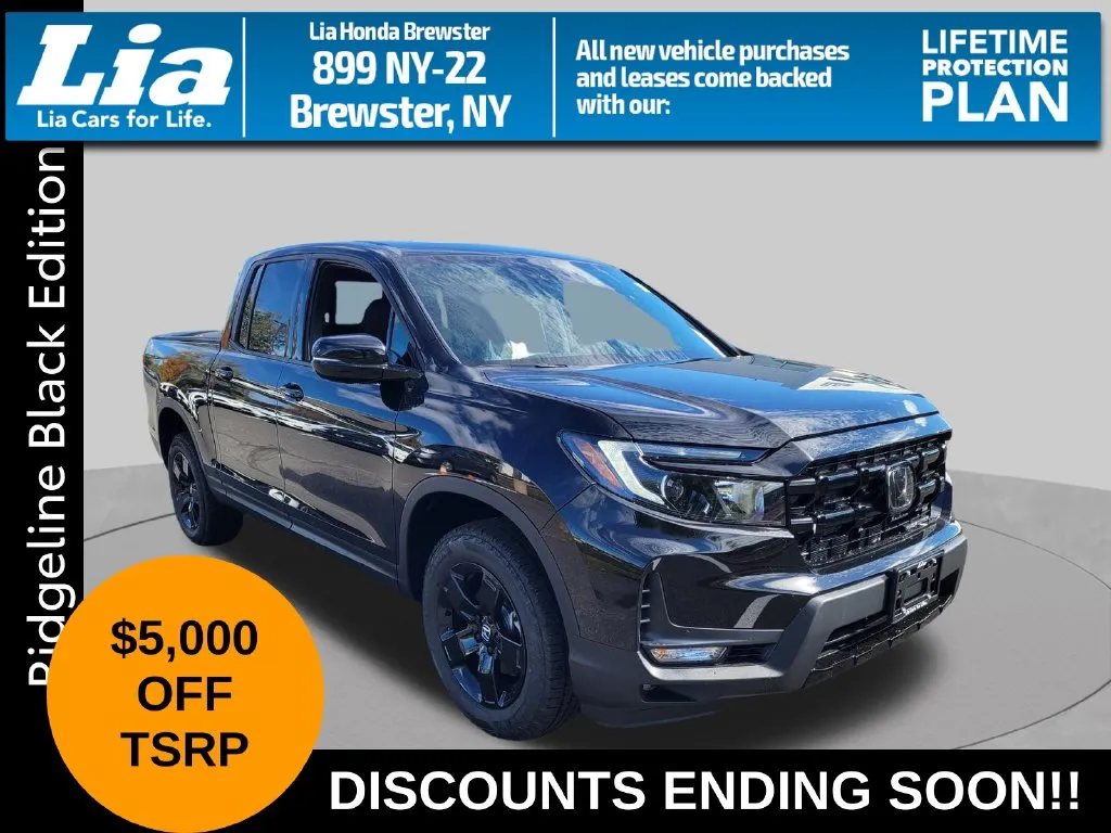 Black 2026 Honda Ridgeline Black Edition for sale in Brewster, NY