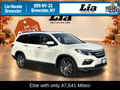 White 2017 Honda Pilot Elite for sale in Brewster, NY