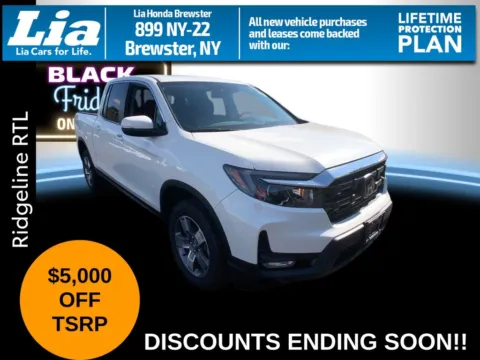 White 2026 Honda Ridgeline RTL for sale in Brewster, NY