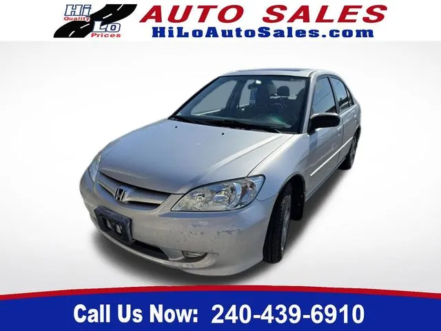 Silver 2005 Honda Civic EX for sale in Frederick, MD