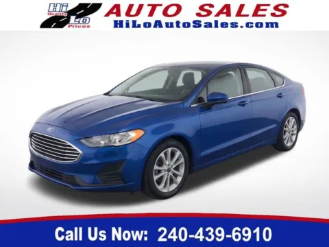 Blue 2020 Ford Fusion SE for sale in Frederick, MD