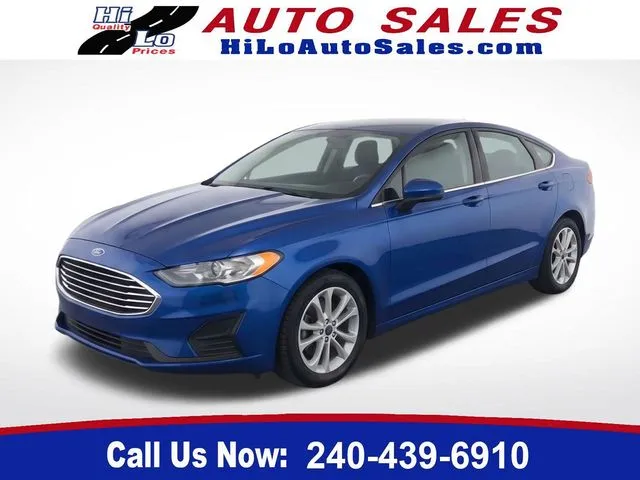 Blue 2020 Ford Fusion SE for sale in Frederick, MD