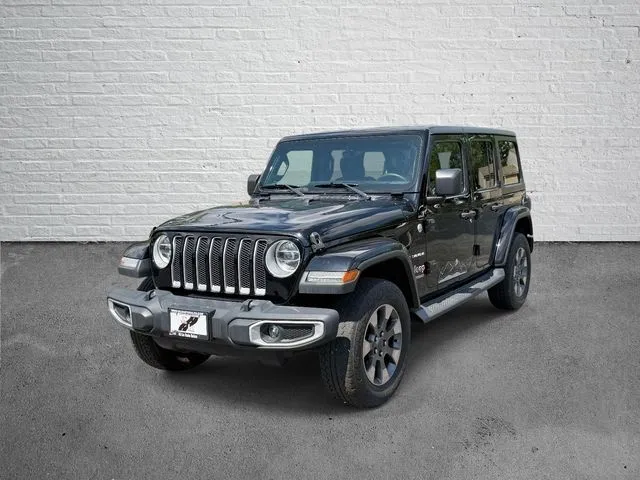 Black 2019 Jeep Wrangler Unlimited Sahara for sale in Frederick, MD