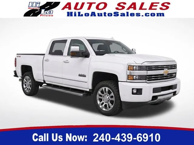 White 2015 Chevrolet Silverado 2500 HD High Country for sale in Frederick, MD