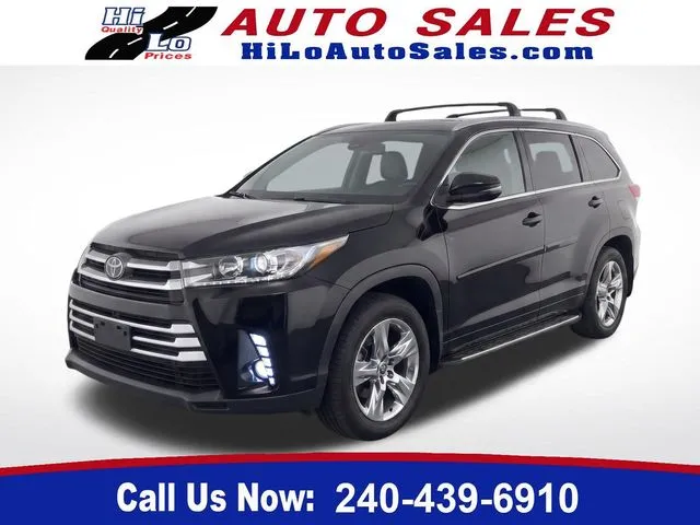Black 2017 Toyota Highlander Limited Platinum for sale in Frederick, MD