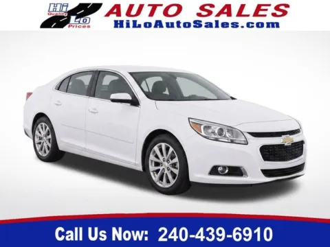 White 2014 Chevrolet Malibu LT for sale in Frederick, MD