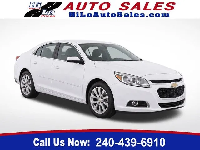 White 2014 Chevrolet Malibu LT for sale in Frederick, MD