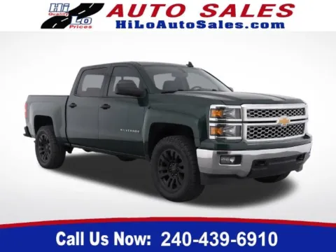 Green 2014 Chevrolet Silverado 1500 LT for sale in Frederick, MD